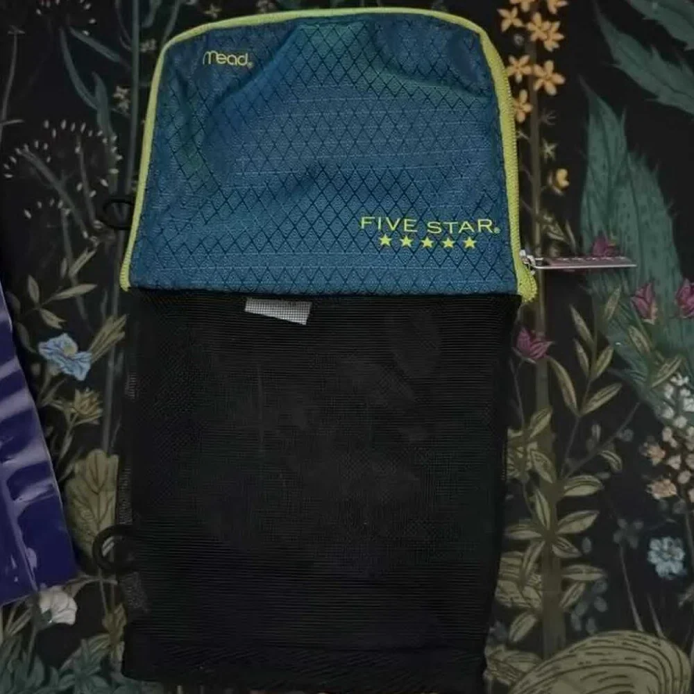 Mead Five Star Stand and Store Pencil Pouch - Teal